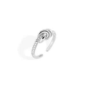 Love Knot prsten od mesinga s cirkonima OTANNOAMBZ